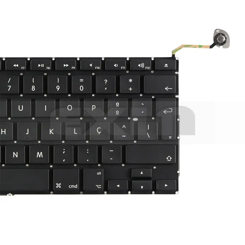 Ноутбук A1286 клавиатура с португальской раскладкой для Macbook Pro 1" A1286 клавиатура Portugual PT+ Подсветка освещенная контржурным светом+ винты 2009-2012 год