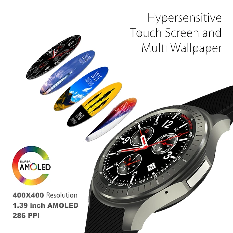 DM368 Smartwatch телефон 1 39 дюймов Android 5 3G 3 ГГц четырехъядерный 8 ГБ GPS Шагомер монитор