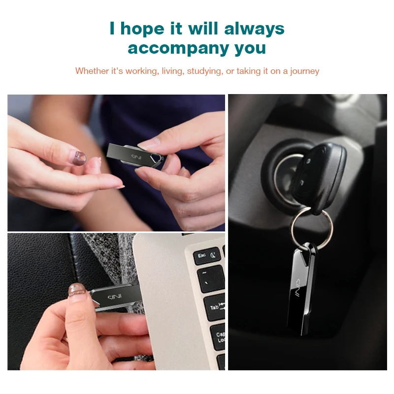 SINI металлическая USB флеш карта 4 ГБ 8 16 32 64 128 накопитель реальная емкость диск usb 2 0
