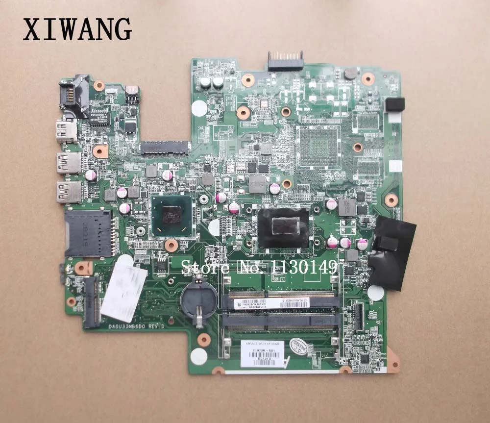 

718725-501 Free shipping 718725-001 laptop motherboard for HP pavilion 14 14-B motherboard I5-3337U CPU 100% fully tested !!!