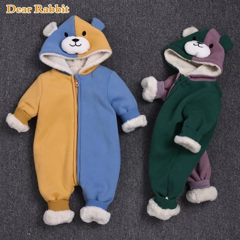 

2019 new born Baby overalls onesie jumpsuit costume girl Boy Clothes Cotton Newborn toddler rompers cute Infant winter clothing