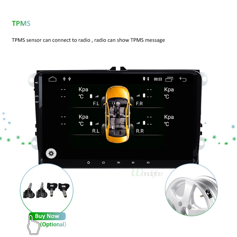 Top Android 9.0 DSP IPS 64G 2 DIN Radio for Seat Altea Toledo VW GOLF 5/6 Polo Passat B6 CC Tiguan Touran Navigation Stereo NO DVD 32