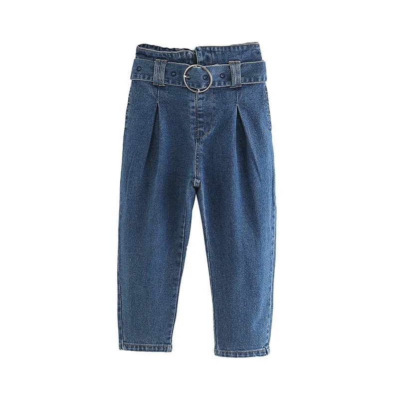  2018 New Fashion Girls Jeans Baby Girl Boutique Clothes Fall Denim Pant Teenagers Long Pants Trouse