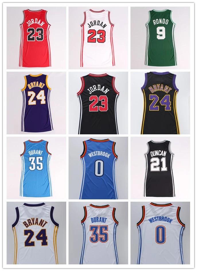 Michael Jordan Kobe Bryant Kevin durant Women Woman Basketball Jersey Sexy Dress Basketball Jersey|jersey t-shirt|jersey dodgersjersey uniform -