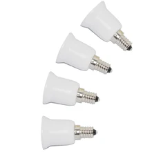 Новые 4 шт. E14 для E27 База Светодиодный свет лампы адаптер конвертер Винт розетки