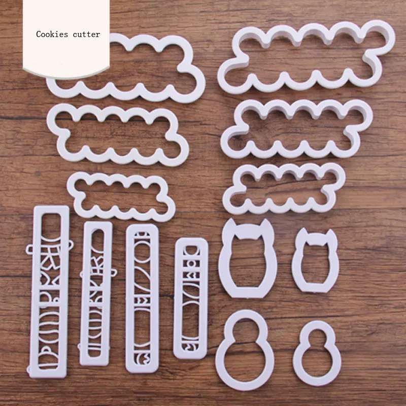 

Plastic Cookies Cutter Tools Set Cartoon Stencils Form For Cookie Stamp Kitchen Fondant Cake Cookies Biscuit Cutter Baking Dish
