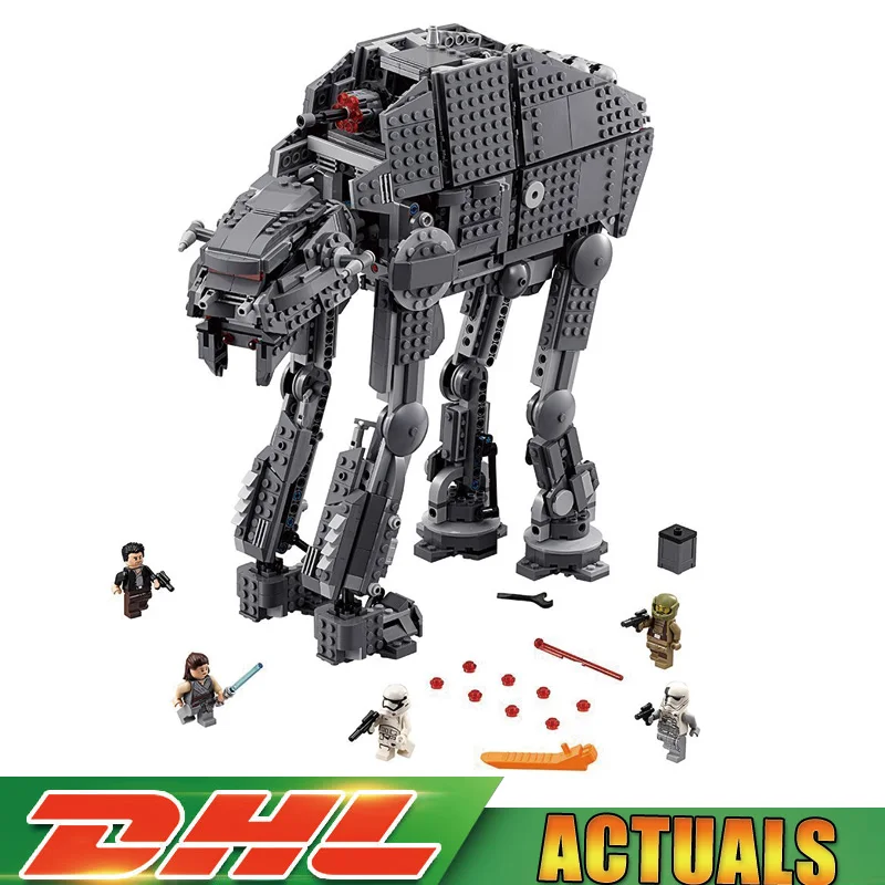 

05130 1541Pcs Star Plan Series The First Order Heavy Assault Walker Set Lepin Building Blocks Bricks Funny Toys LegoINGlys gifts