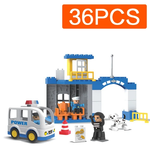 Large-Particles-Building-Block-Brick-City-Police-Station-Compatible-With-Legoingly-Duplo-Early-Education-Baby-Toys (1)