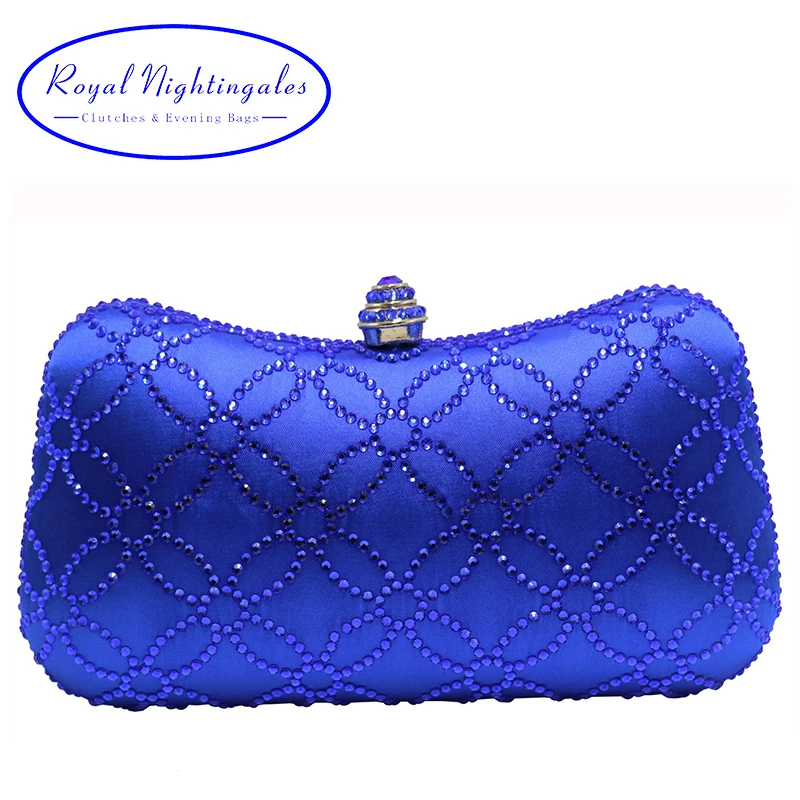 Crystal Clutch Evening Bag Blue | Royal Blue Crystal Clutch Bag - Wholesale  Evening - Aliexpress