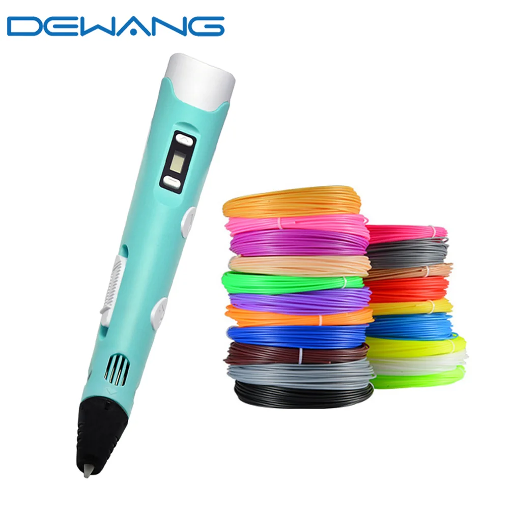 

DEWANG 3d Pen Magic Pen Christmas Birthday Gifts 3d Printing Pen LCD Screen Display PLA ABS Filaments Printing 3d Kalem Gadget