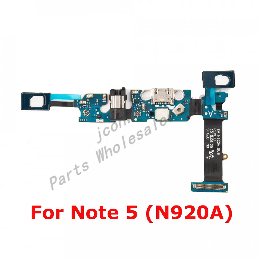 For Sam Galaxy Note 5 N920A N920P N920R4 N920T N920V Dock Connector Charger Charging Port USB Flex Cable Note5 Replacement Part | Мобильные