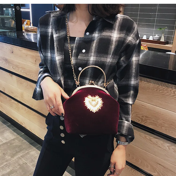 vintage concha crossbody saco festa de noite