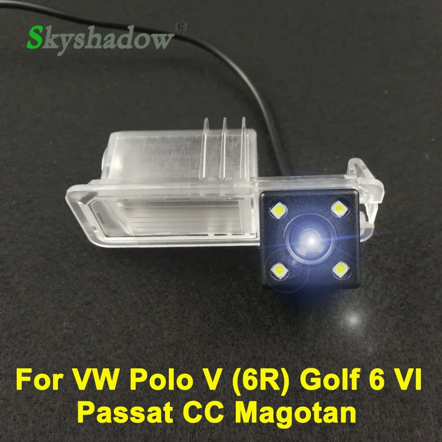 Водонепроницаемая Автомобильная камера заднего вида для VW Polo V (6R) Golf 6 VI Passat CC Magotan