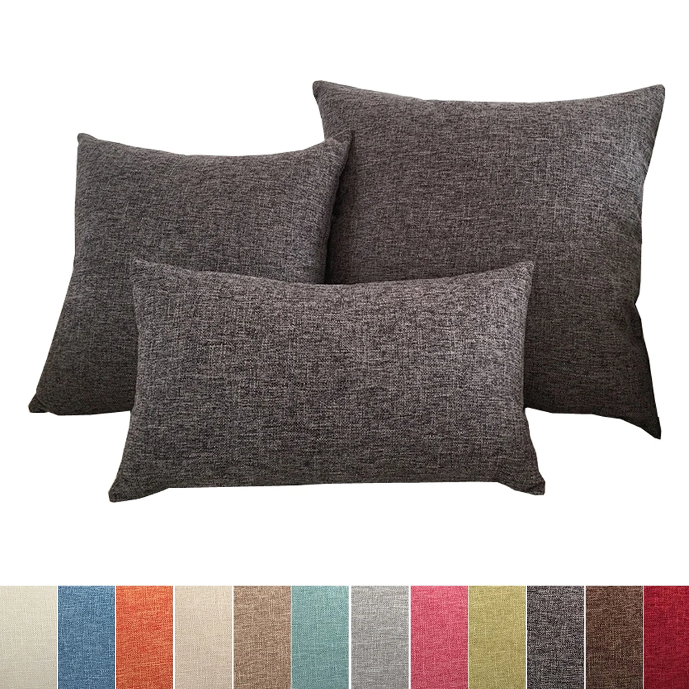 Sofa Cushion Cover 30x50/40x40/45x45/40x60/50x50/55x55/60x60cm D