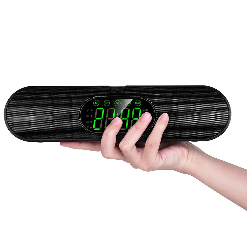 XGODY JY40 Мини Bluetooth Динамик с светодиодный часы Портативный Беспроводной s для Iphone