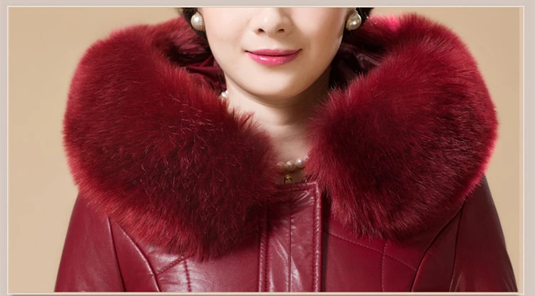 Women Winter Long Jackets Coats Padded Thick Coat Hooded Faux Fur Collar Jackets Women Plus Size 6XL Leather Jacket And Coat CH753 (8)