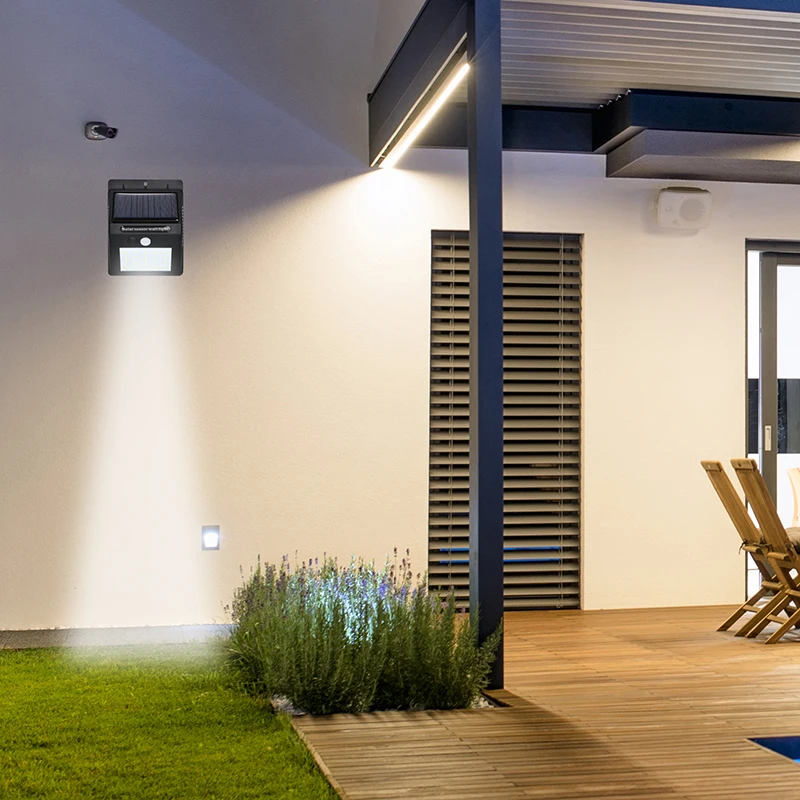 

[LTOON]Solar Power PIR Motion Sensor Wall Light 20 LED Outdoor Waterproof Energy Saving Street Yard Path Home Garden Securit