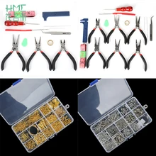 Ювелирные плоскогубцы Набор инструментов оборудование/иглы плоскогубцы/бусины мера для изготовления украшений вручную(скалка для глаз) F2681