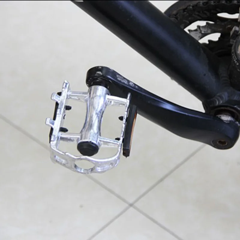 Черный/серебристый открытый 1 пара MTB дорожный Cycing педали ropa ciclismo алюминиевая Педаль для велосипеда из сплава велосипед ног протектора педали велосипеда