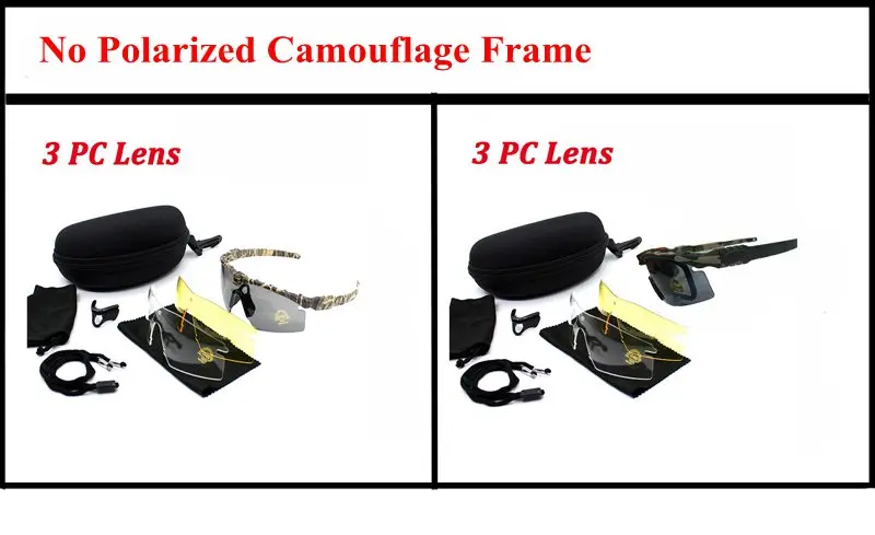 Спортивные поляризационные тактические очки, военные очки, армейские солнцезащитные очки с 4 линзами, мужские защитные очки для стрельбы, мотоциклетные очки