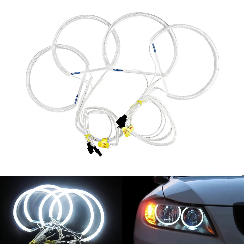 Отражатель для фар ANGRONG CCFL Angel Eye Kit 7000K 2x131 мм + 2x146 BMW 3 серии E36 E38 E39 E46|Аксессуары