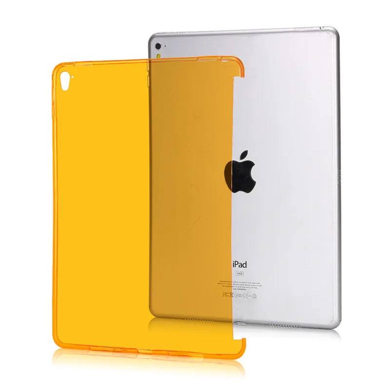 Redlai для iPad Pro 9,7 ТПУ Мягкий кристально прозрачный Обрезной партнер оболочка силиконовый защитный чехол A1673 A1674 A1675 - Цвет: Crystal Yellow