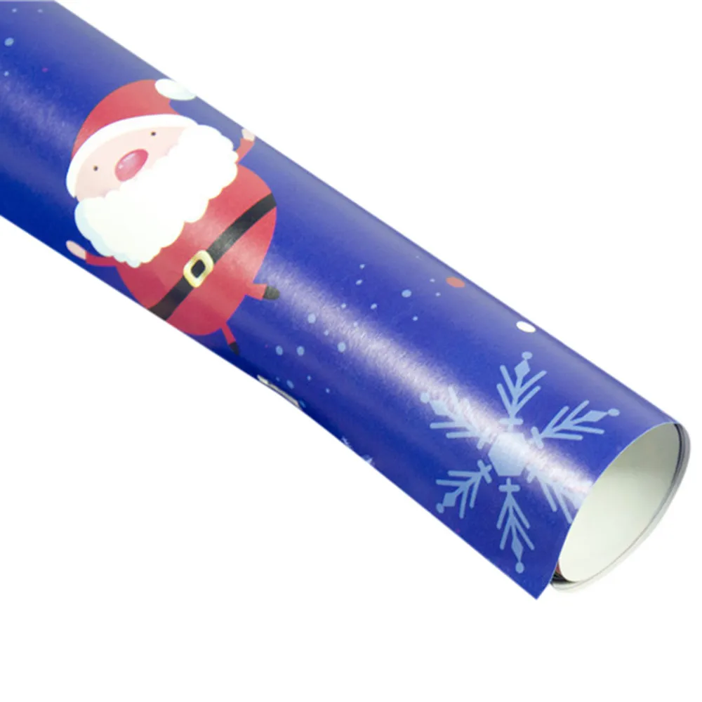 New Arrive Christmas Wrapping Paper Gift Present Tree Santa Wrap Decorative Xmas Party Roll Packing paper Home Decor