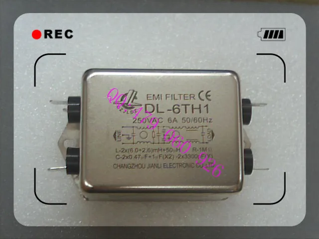 

[ZOB] Jianli EMI AC power filter switch DL-6TH1 --2pcs/lot