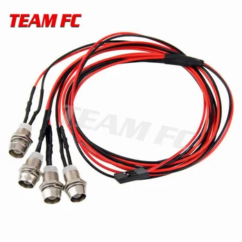 

1pcs 2/4 Lights 70cm Lenght RC LED Night Headlamps Headlights 3/5mm LED Light for Model Drift Crawler Car For RC Car NSV775