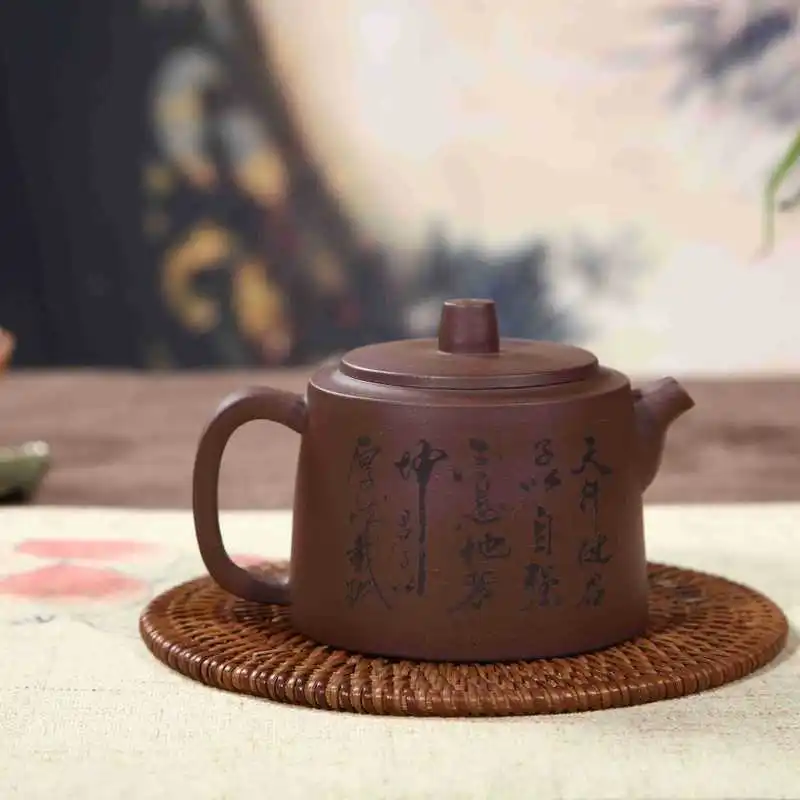 Yixing Teaware Подарочная Настройка фиолетового песочного горшка|Заварники| |
