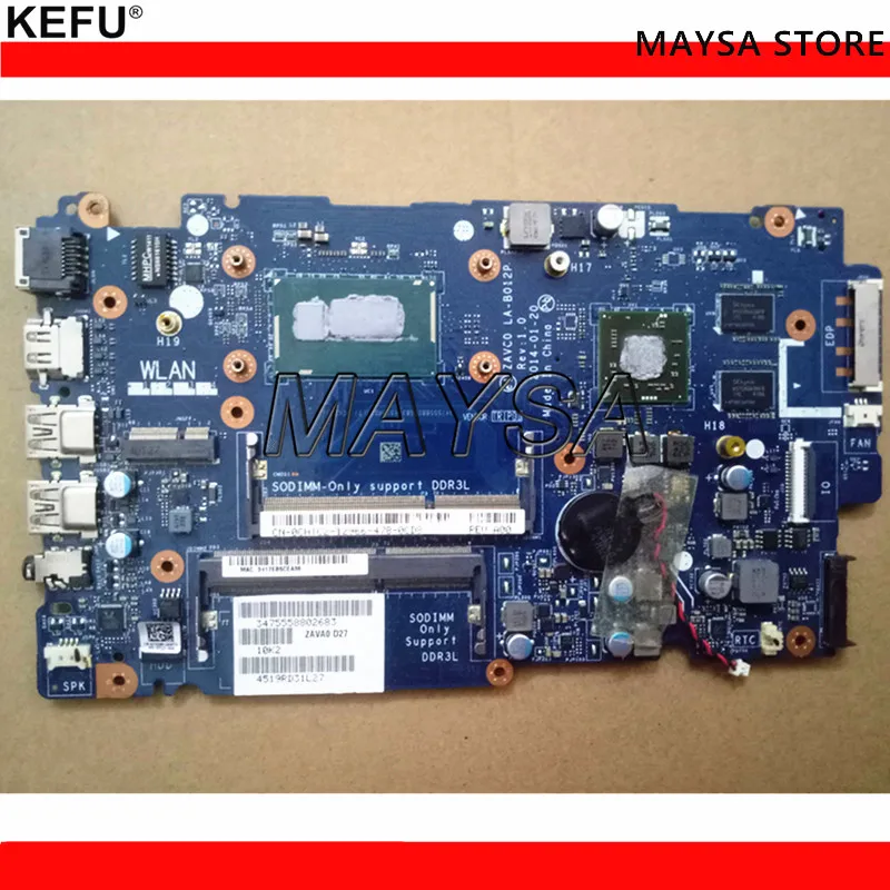 KEFU CN-0NW0DG NW0DG FOR Dell Inspiron 5447 5442 5542 5547 Laptop Motherboard ZAVC0 LA-B012P REV:1.0 I3-4005U M260 2G mainboard |