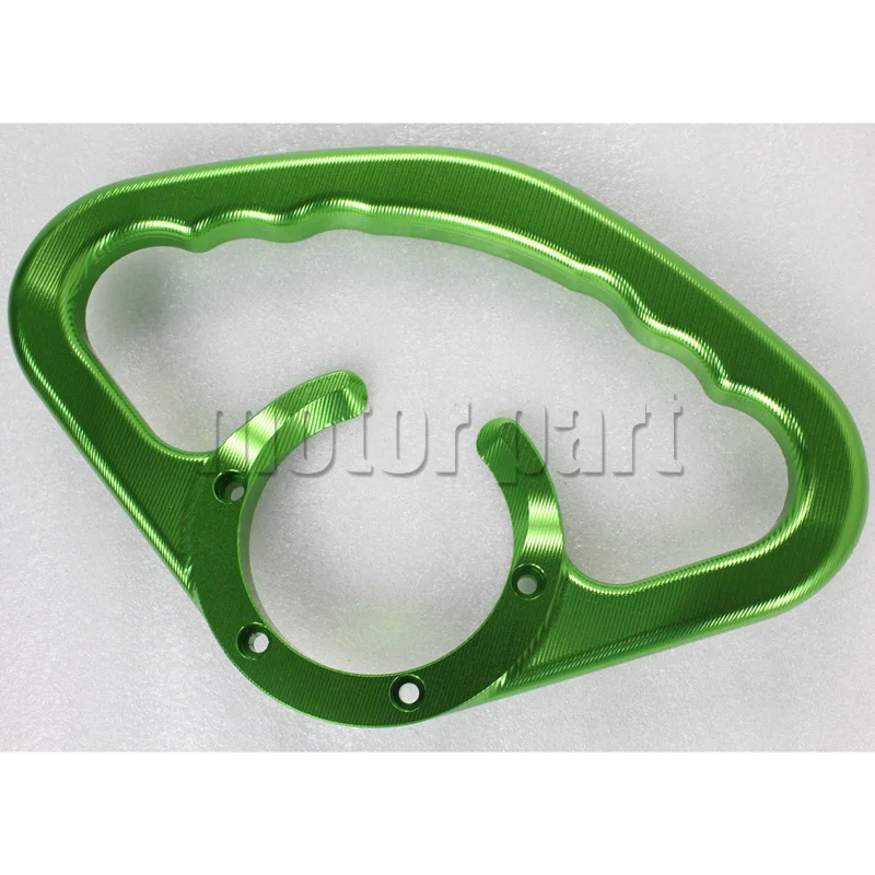 

Motorcycle CNC Aluminium Rear Passenger Handle Bar Fuel Gas Tank Grab Grip For Kawasaki Ninja 300 250 2013-2016 Green