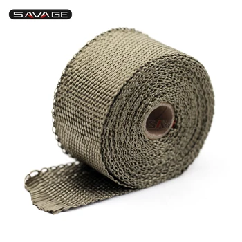 

Exhaust Header Pipe Tape Wrap Cover Heat Protective Fireproof Insulation Cloth For SUZUKI DR-Z400 DRZ-400S E DRZ400SM Motorcycle