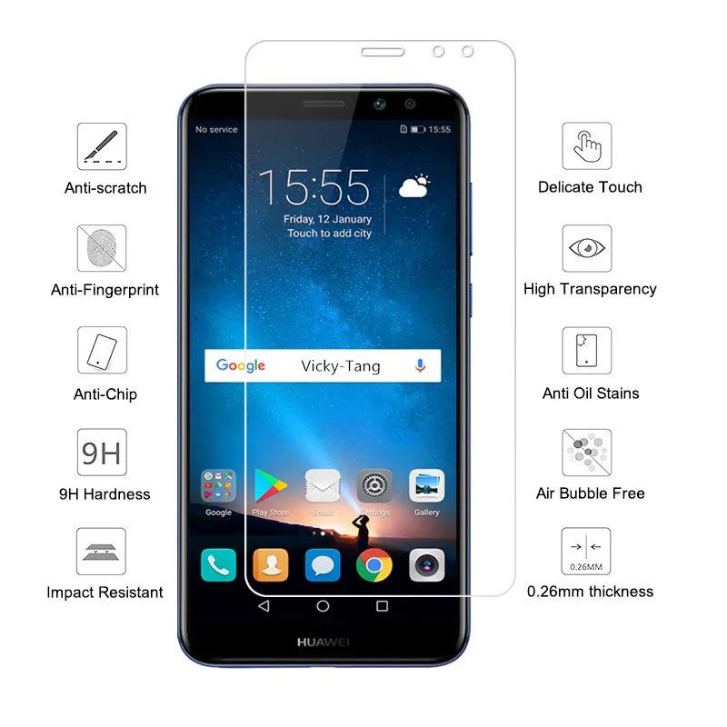 Защитное стекло для экрана для huawei Nova 2i закаленное стекло для huawei Nova 2i стекло анти-защитная пленка huawei Mate10 lite