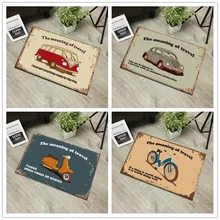 Ретро дизайн мультфильм дверной коврик дверь вход прямоугольник кухня ковер пол анти-скольжение ванная коврик Детский ковер в детскую уличный коврик