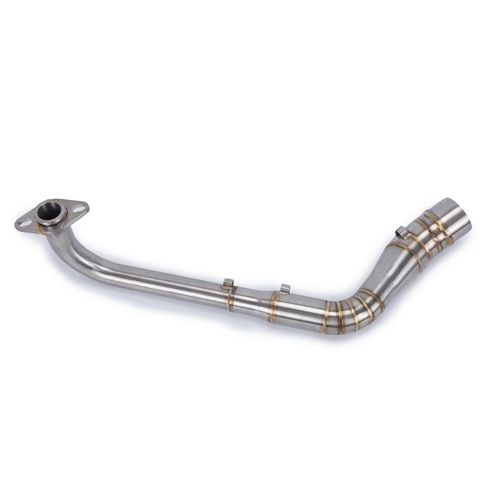 Motorcycle Exhaust Pipe Scooter Front Exhaust Pipe Stainless Steel Slip-On for Yamaha NMAX155 NMAX 125