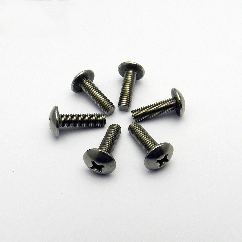 25PCS 304 Stainless Steel Cross Recessed Flat Head Machine Screw