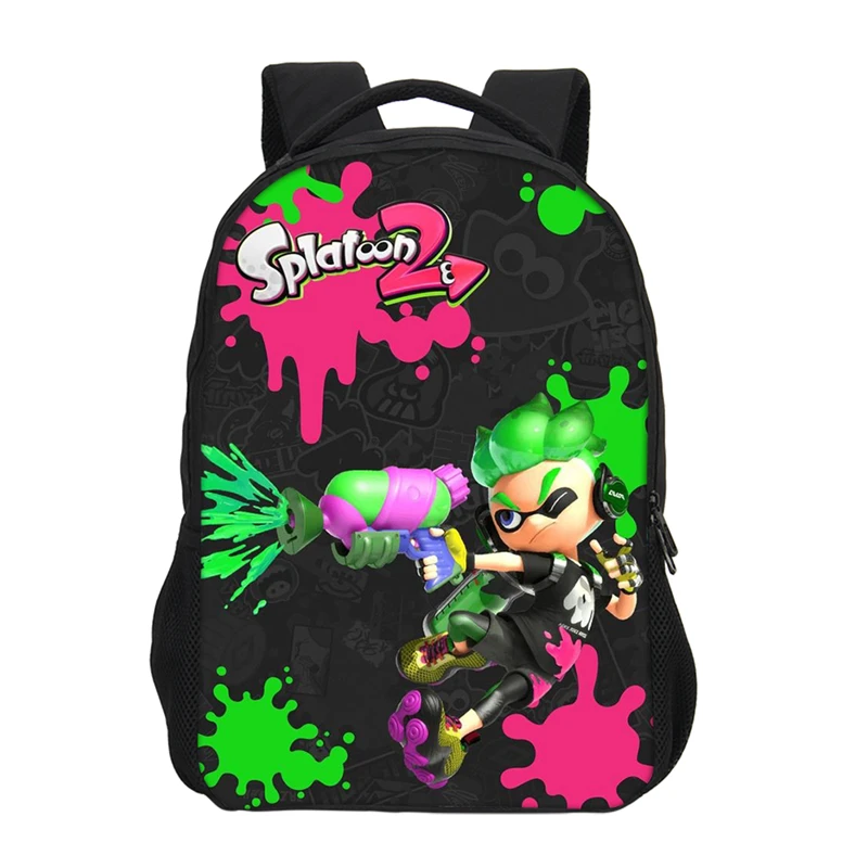VEEVANV женские рюкзаки модные 3D принт Splatoon 2 детские Mochila для девочек студентов