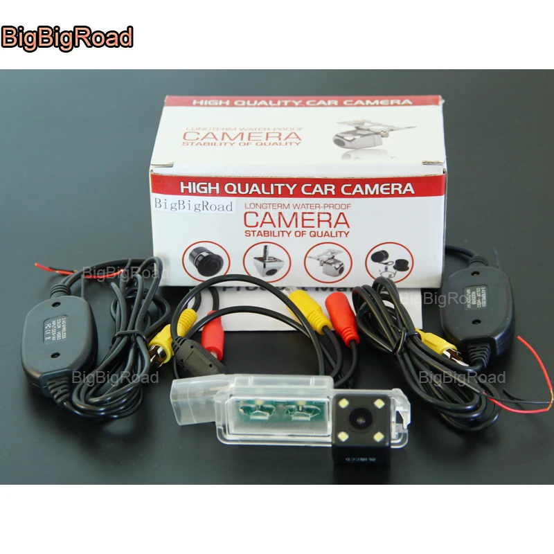

BigBigRoad For Porsche Carrera Turbo GT / 911 996 997 918 Boxster Wireless Camera Car Rear View Backup Reversing Camera