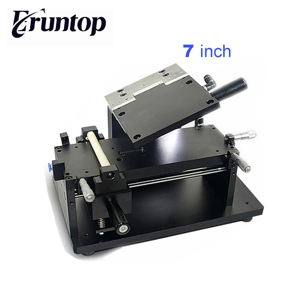 

7 inch Universal manual oca laminating machine for laminate oca film put oca film ahensive need a vacuum pump