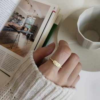 

LouLeur 925 sterling silver Nordic style simple animal rings gold simple creative cute elegant female open rings 925 jewelry