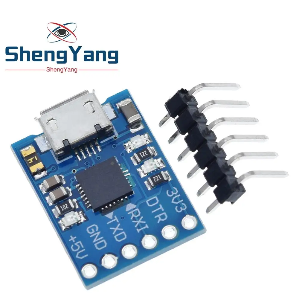 ShengYang CJMCU CP2102 MICRO USB для TTL модуля UART 6 контактный последовательный преобразователь