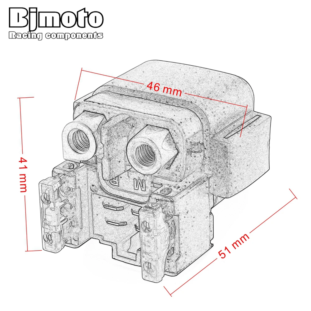 Bjmoto стартер реле соленоида для 58211058000 Adv 1050 1190 RC8 супер Приключения 1290 EXC SX F 200 250 300