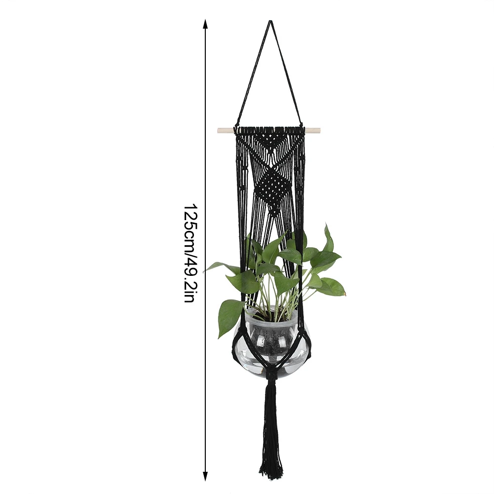 Вешалка для растений, вязаный шнур, подвесная корзина для растений, Хлопковый Канат, держатель для цветочного горшка