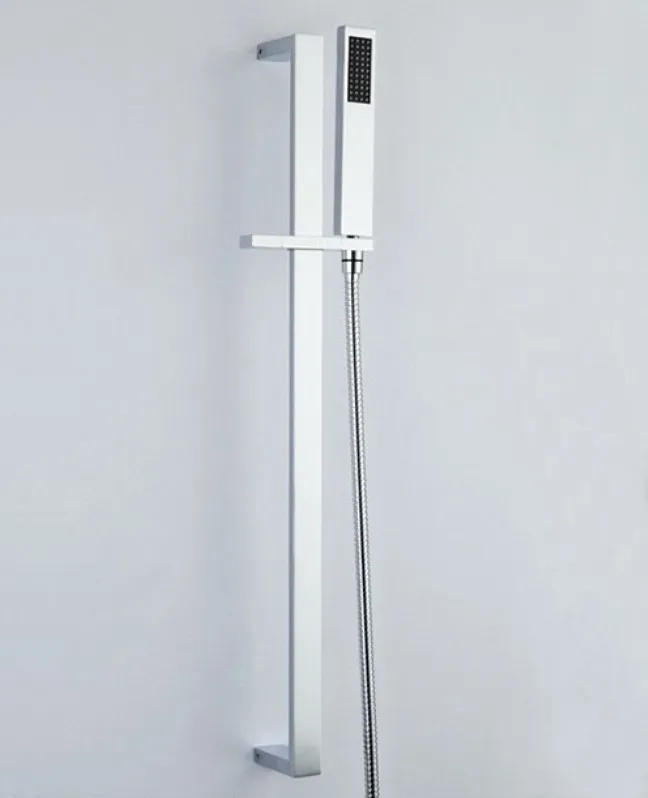 Настенный душевой набор для ванной комнаты кран для рта латунный Смеситель для ванны набор для раковины водопад душевой кран IS980 - Цвет: sliding bar