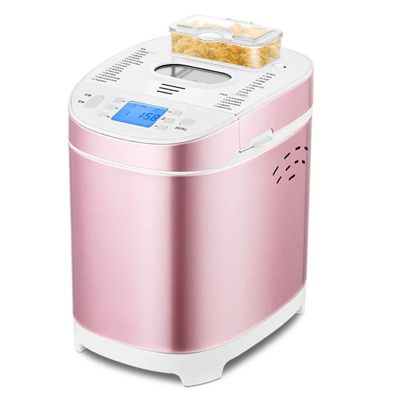 Pink Color Steel body Home automatic bread machine intelligent multi functional bread maker-in Pink Color Steel body Home automatic bread machine intelligent multi functional bread maker-in