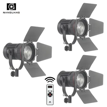 

3 x CN-30F 30W LED Fresnel Spotlight LED Filming Lighting Kit with Remote Control+Light Bag