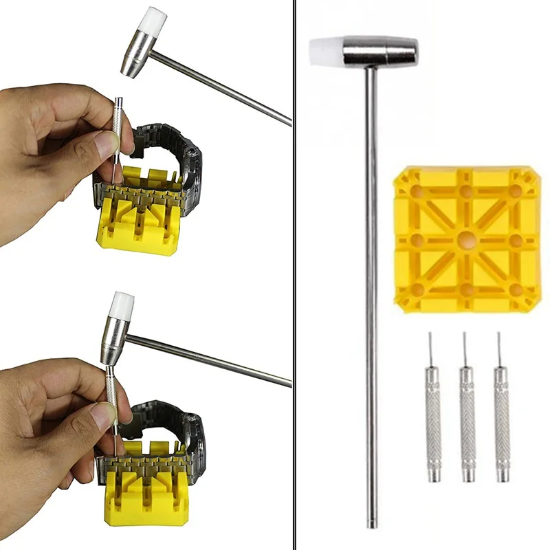 5 шт. молоток удар булавки ремешок для часов Ремешок для часов Ссылка удаления инструмент для ремонта