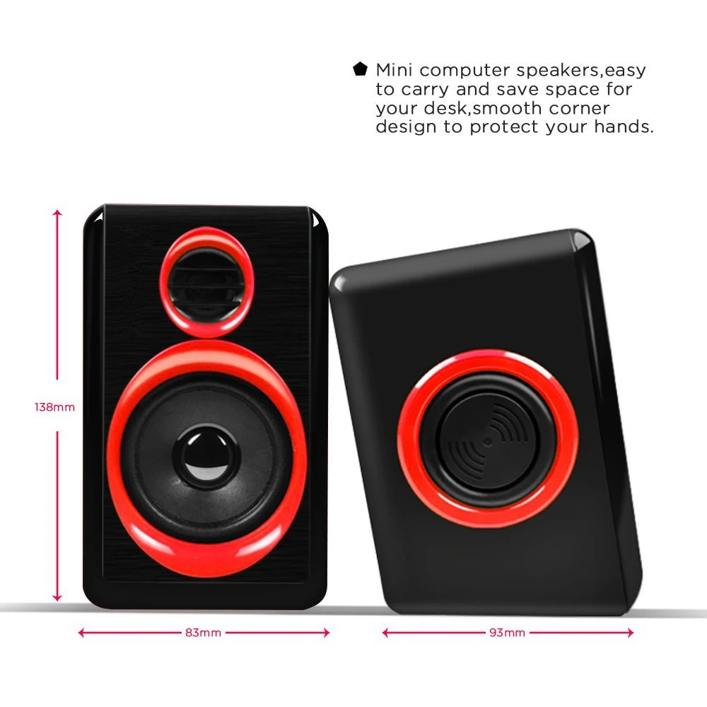 Buy Online Surround Computer Speakers with Deep Bass USB Wired Powered