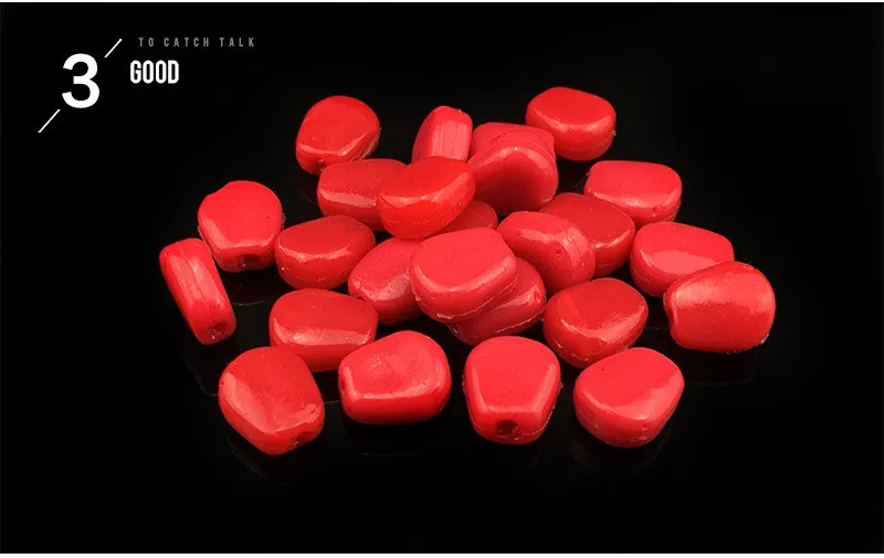 100pcsbag 5 Colors Soft Rubber Artificial Corn Baits Fishy Smell Scented Corn Lure for Carp Fishing Accessories (3)